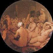 Jean-Auguste Dominique Ingres The Turkish Bath painting